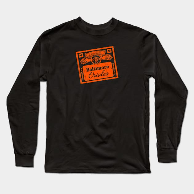 Baltimore Beer Long Sleeve T-Shirt by Throwzack